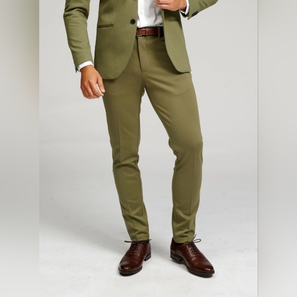 TeeShoppen The Original Performance Pants in Olive | Size 36/36 | NWT - Picture 1 of 13